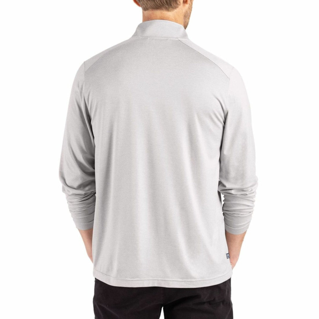 Houston Texans Cutter & Buck Coastline Epic Comfort Recycled Quarter-Zip Pullover Gray | NFL