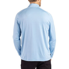 Los Angeles Chargers Cutter & Buck Coastline Epic Comfort Recycled Quarter-Zip Pullover Powder Blue | NFL