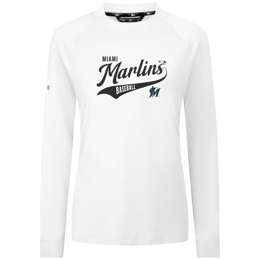 Miami Marlins Levelwear Women's Slender Glide T-Shirt - MLB