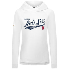 Boston Red Sox Levelwear Women's Slender Glide Raglan Hoodie - MLB