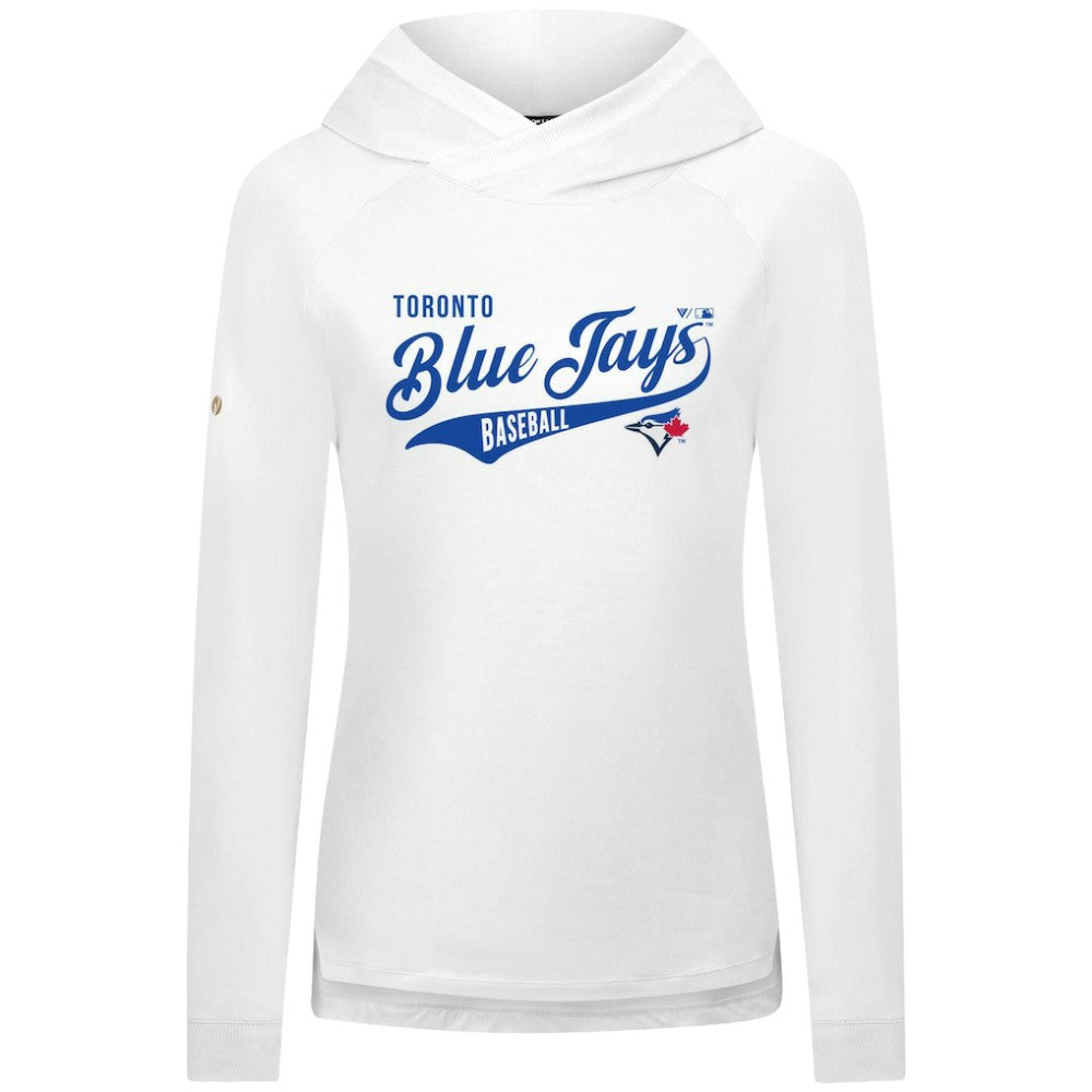 Toronto Blue Jays Levelwear Women's Slender Glide Raglan Hoodie - MLB