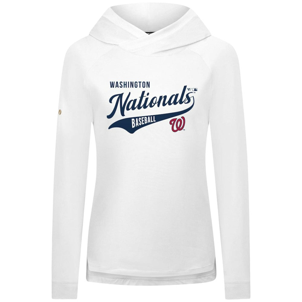 Washington Nationals Levelwear Women's Slender Glide Raglan Hoodie - MLB