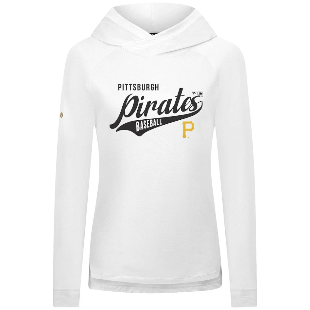 Pittsburgh Pirates Levelwear Women's Slender Glide Raglan Hoodie - MLB