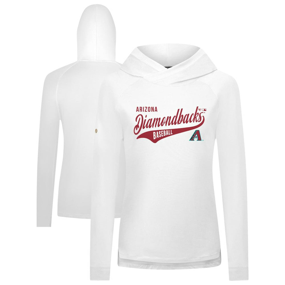 Arizona Diamondbacks Levelwear Women's Slender Glide Raglan Hoodie - MLB
