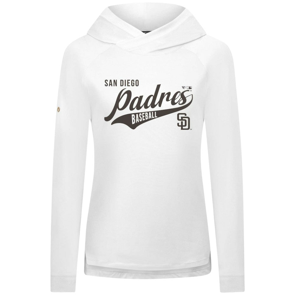San Diego Padres Levelwear Women's Slender Glide Raglan Hoodie - MLB