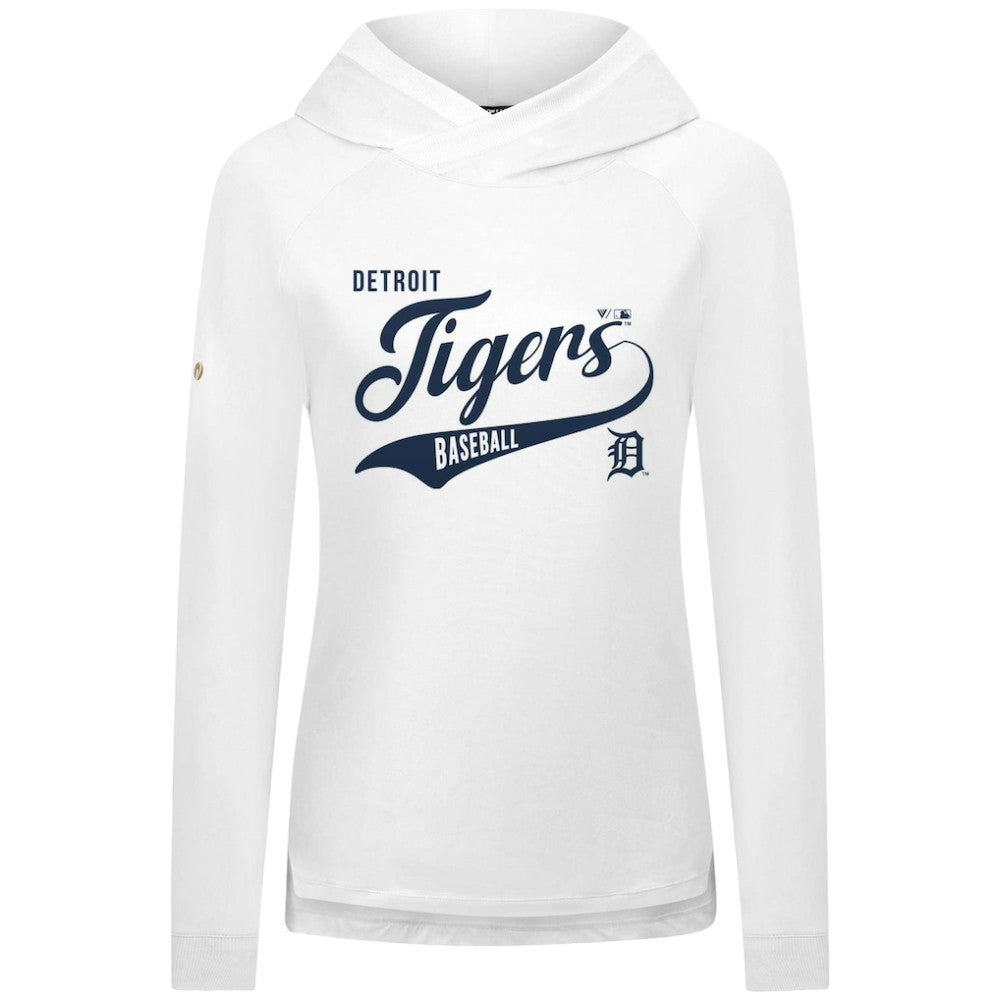 Detroit Tigers Levelwear Women's Slender Glide Raglan Hoodie - MLB