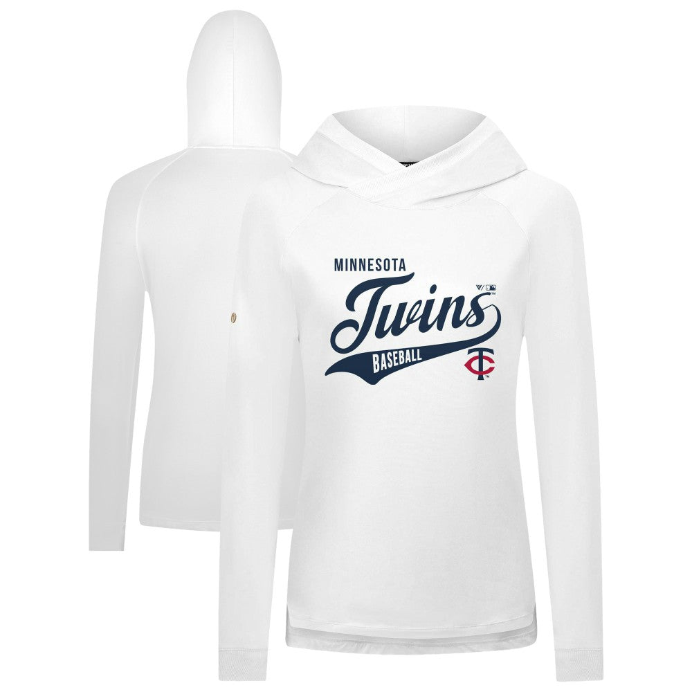 Minnesota Twins Levelwear Women's Slender Glide Raglan Hoodie - MLB