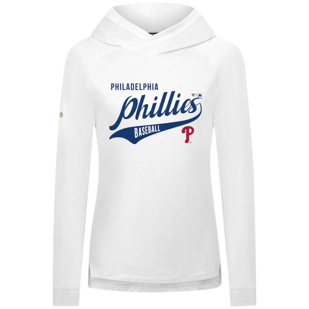 Philadelphia Phillies Levelwear Women's Slender Glide Raglan Hoodie - MLB