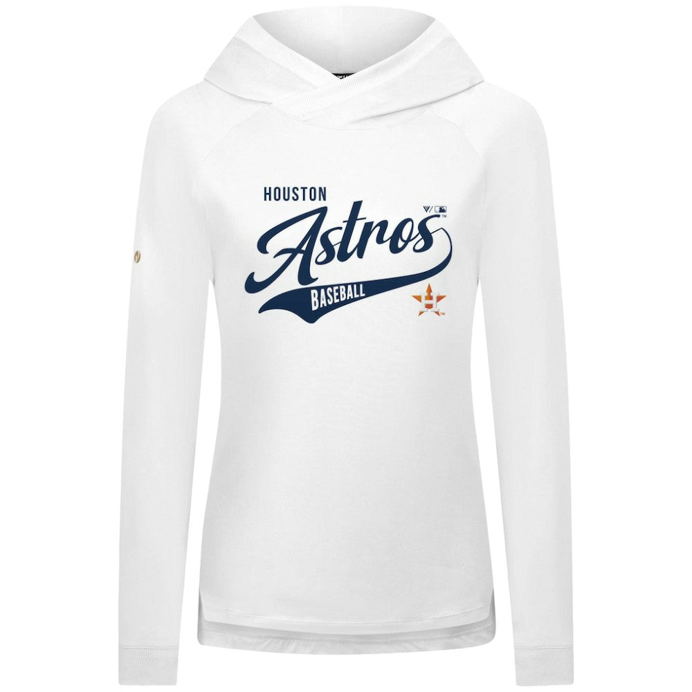 Houston Astros Levelwear Women's Slender Glide Raglan Hoodie - MLB
