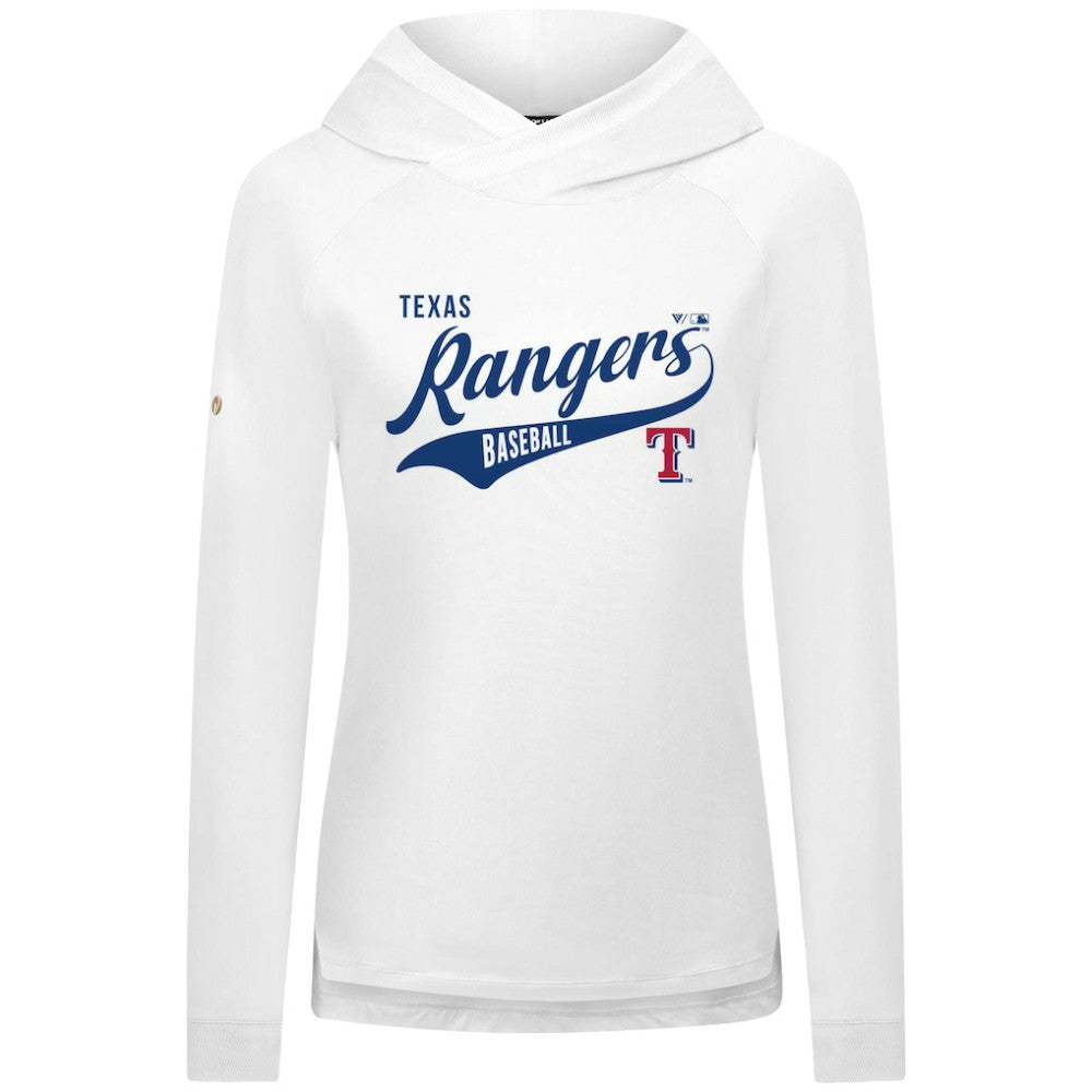 Texas Rangers Levelwear Women's Slender Glide Raglan Hoodie - MLB
