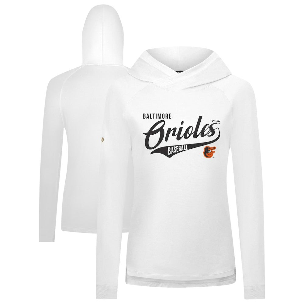 Baltimore Orioles Levelwear Women's Slender Glide Raglan Hoodie - MLB