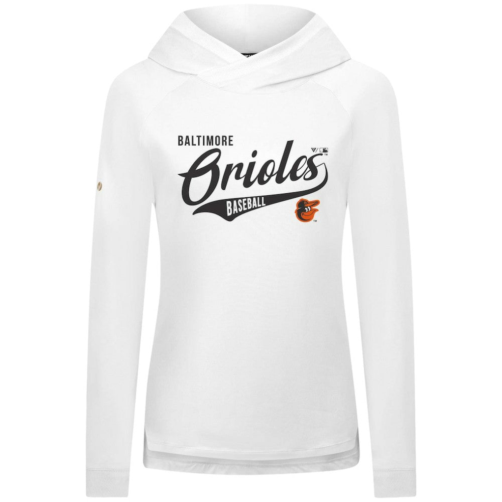 Baltimore Orioles Levelwear Women's Slender Glide Raglan Hoodie - MLB