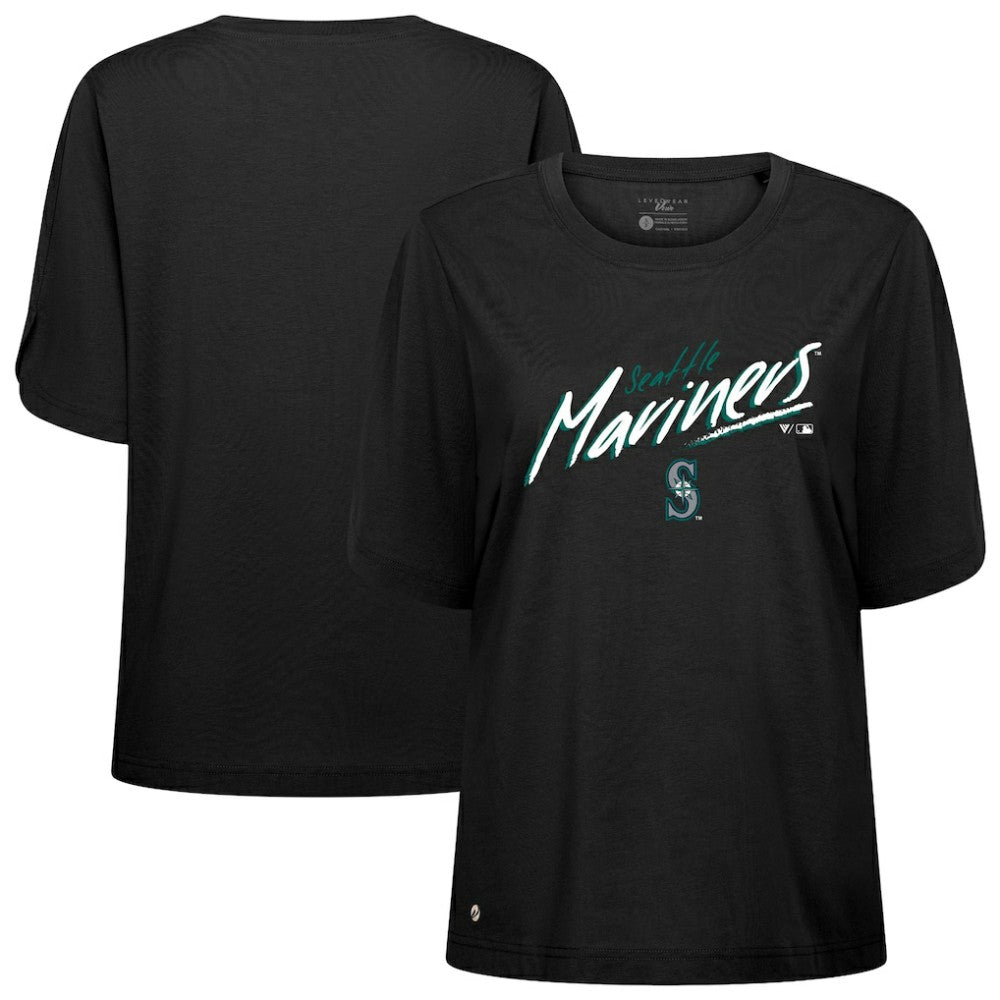 Seattle Mariners Levelwear Women's Bloom Sizzle T-Shirt - MLB