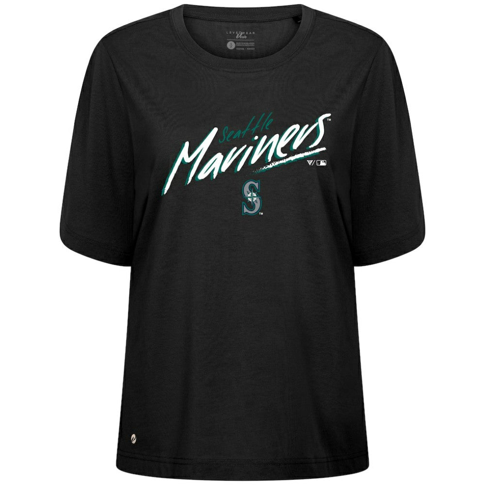 Seattle Mariners Levelwear Women's Bloom Sizzle T-Shirt - MLB