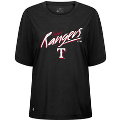 Texas Rangers Levelwear Women's Bloom Sizzle T-Shirt - MLB