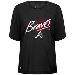 Atlanta Braves Levelwear Women's Bloom Sizzle T-Shirt - MLB
