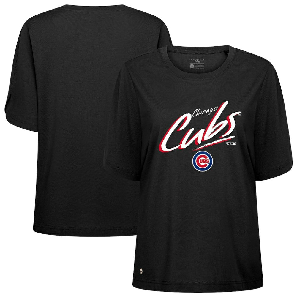 Chicago Cubs Levelwear Women's Bloom Sizzle T-Shirt - MLB