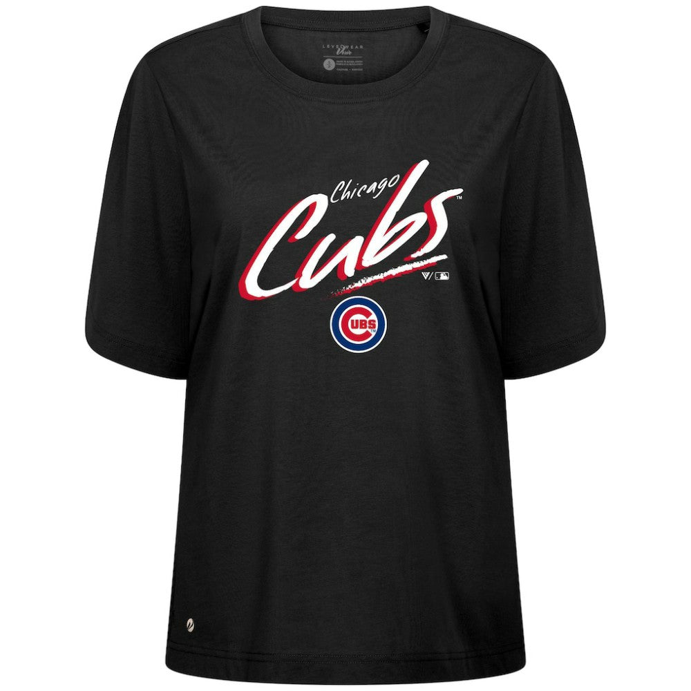 Chicago Cubs Levelwear Women's Bloom Sizzle T-Shirt - MLB