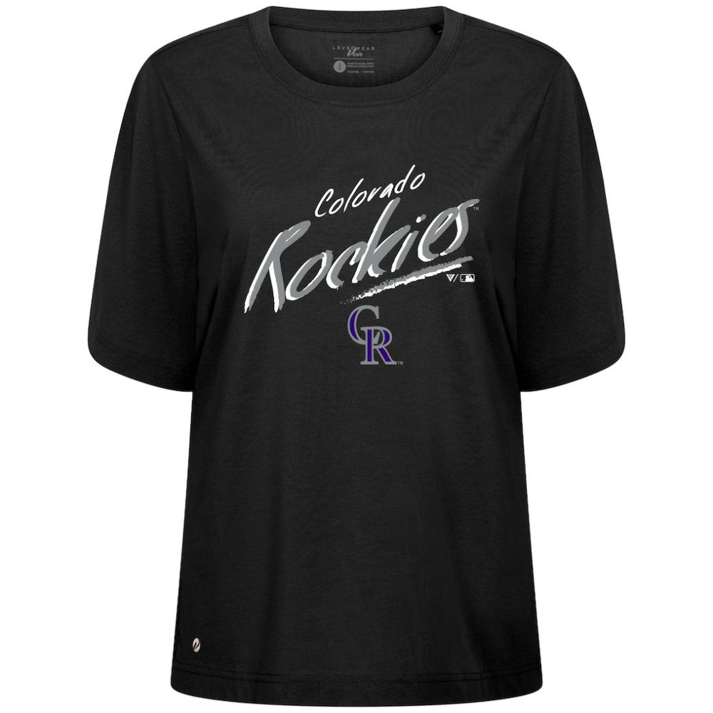 Colorado Rockies Levelwear Women's Bloom Sizzle T-Shirt - MLB