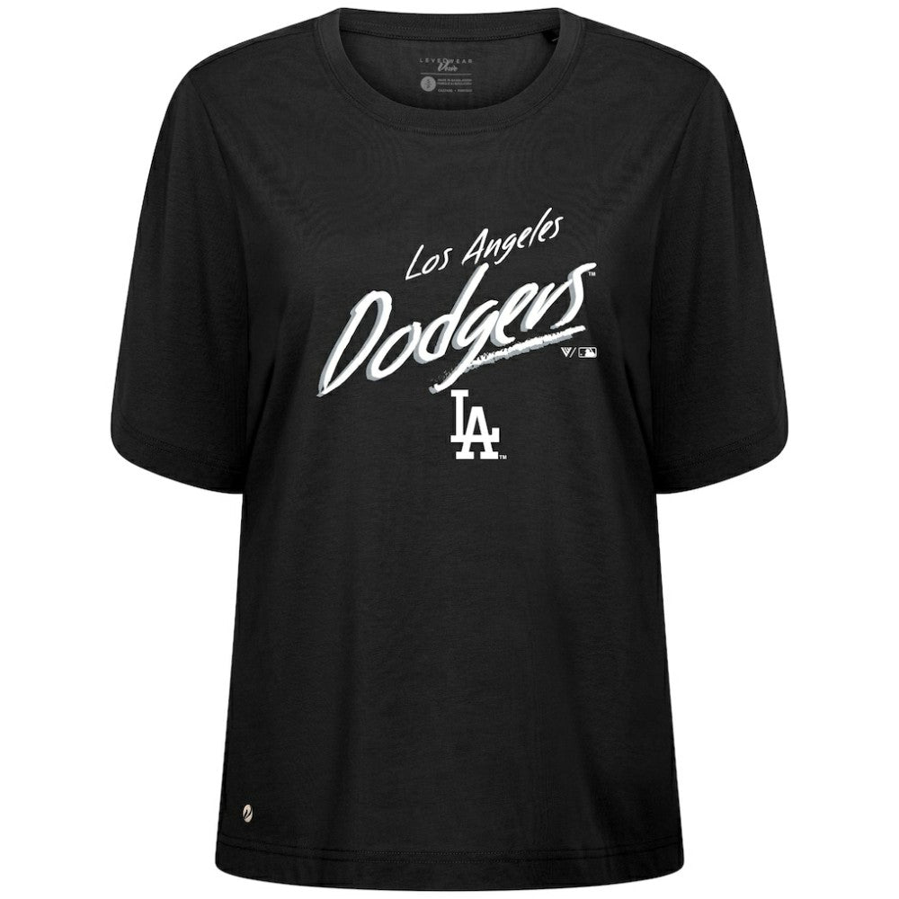 Los Angeles Dodgers Levelwear Women's Bloom Sizzle T-Shirt - MLB
