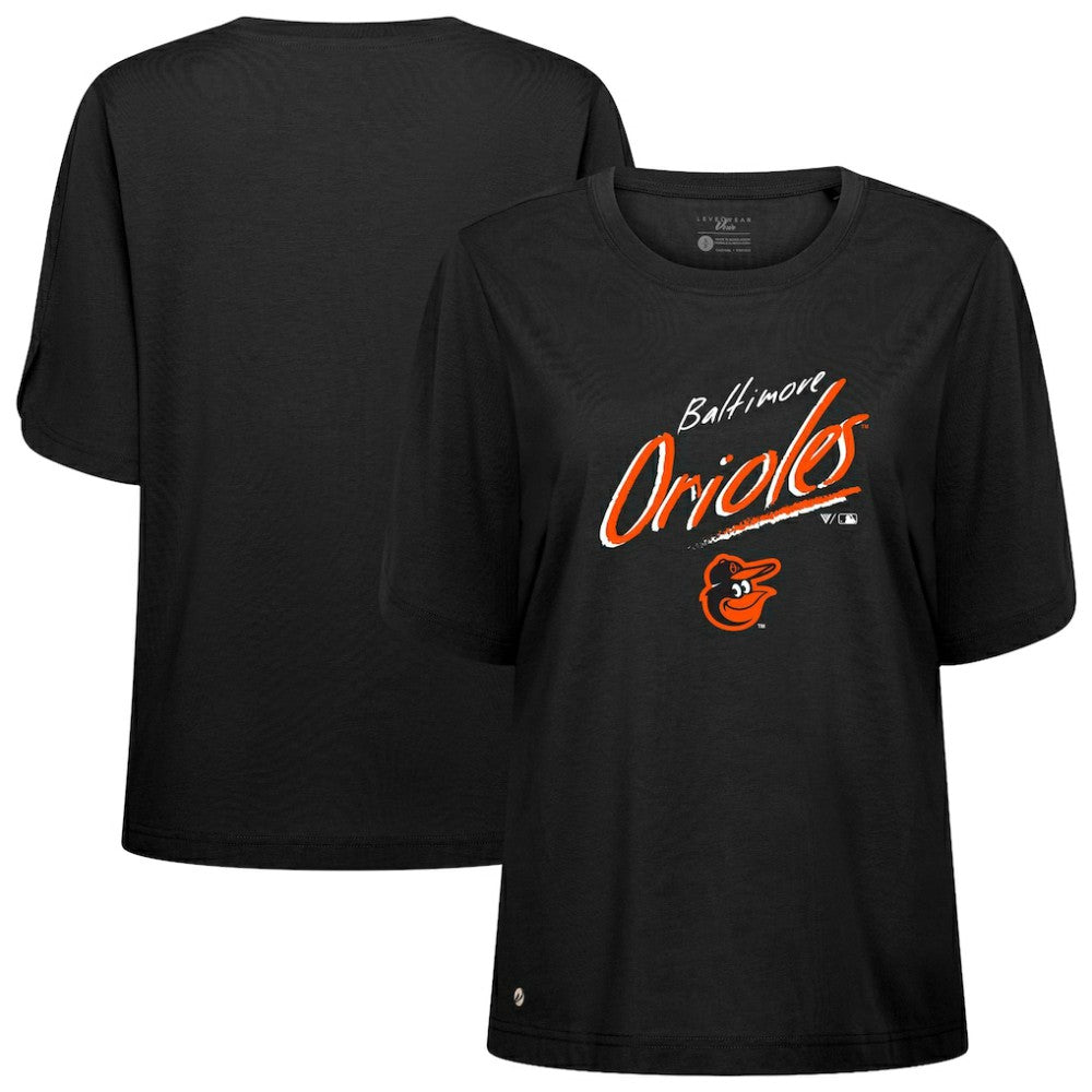 Baltimore Orioles Levelwear Women's Bloom Sizzle T-Shirt - MLB