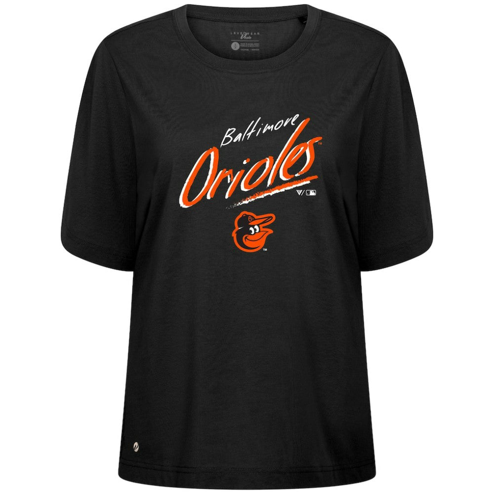 Baltimore Orioles Levelwear Women's Bloom Sizzle T-Shirt - MLB