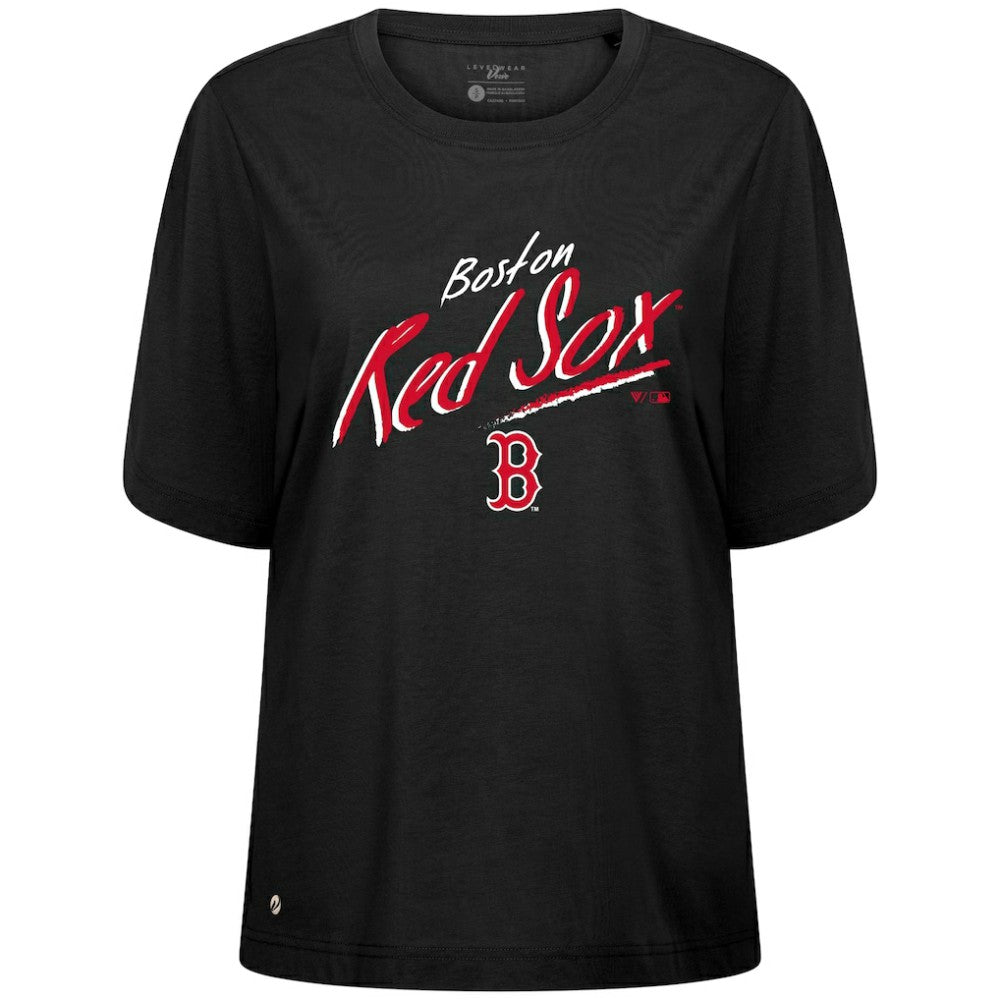 Boston Red Sox Levelwear Women's Bloom Sizzle T-Shirt - MLB