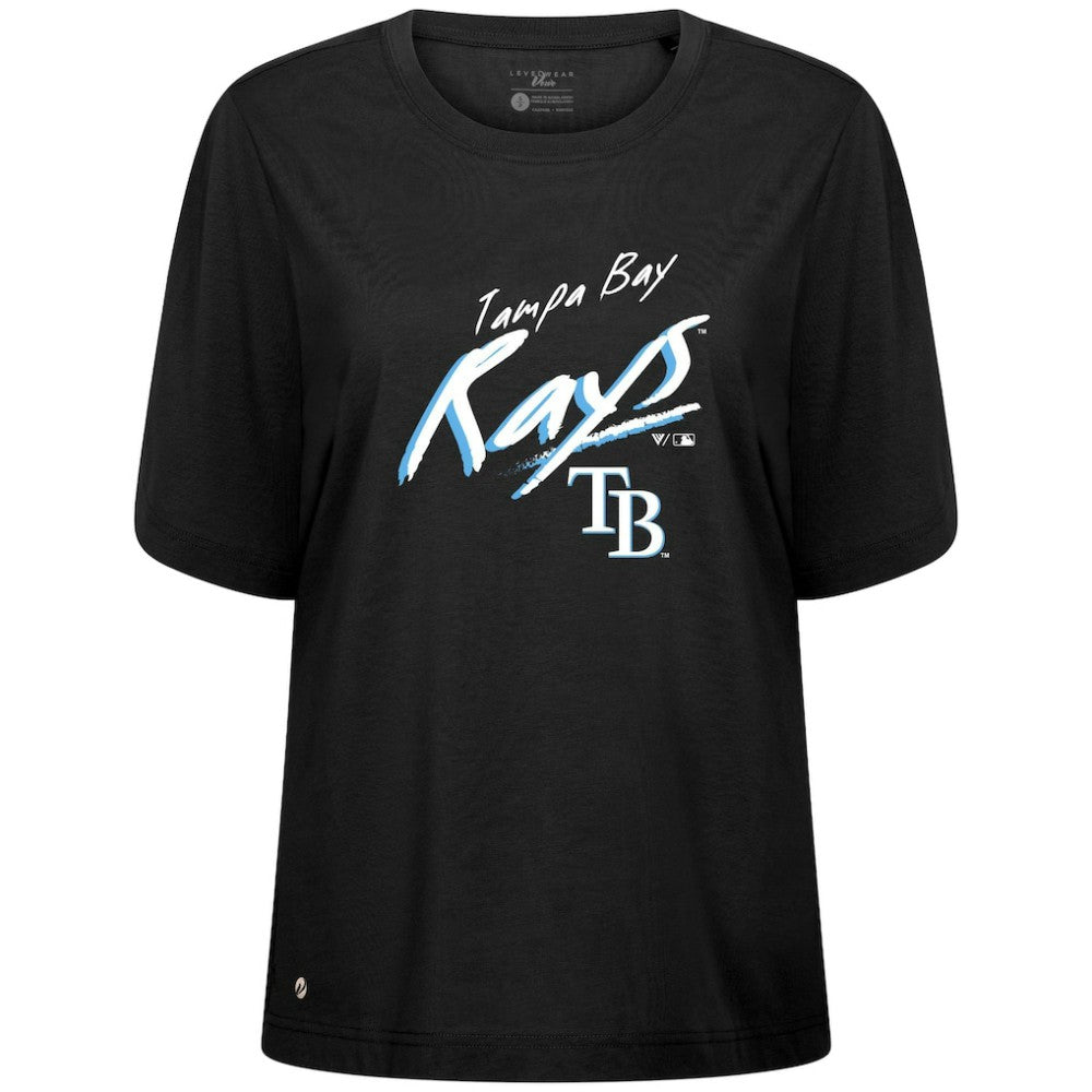Tampa Bay Rays Levelwear Women's Bloom Sizzle T-Shirt - MLB
