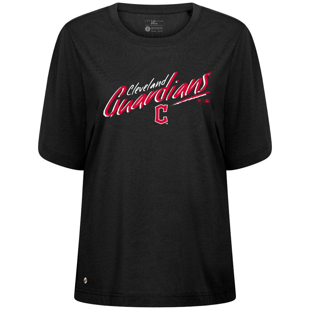 Cleveland Guardians Levelwear Women's Bloom Sizzle T-Shirt - MLB