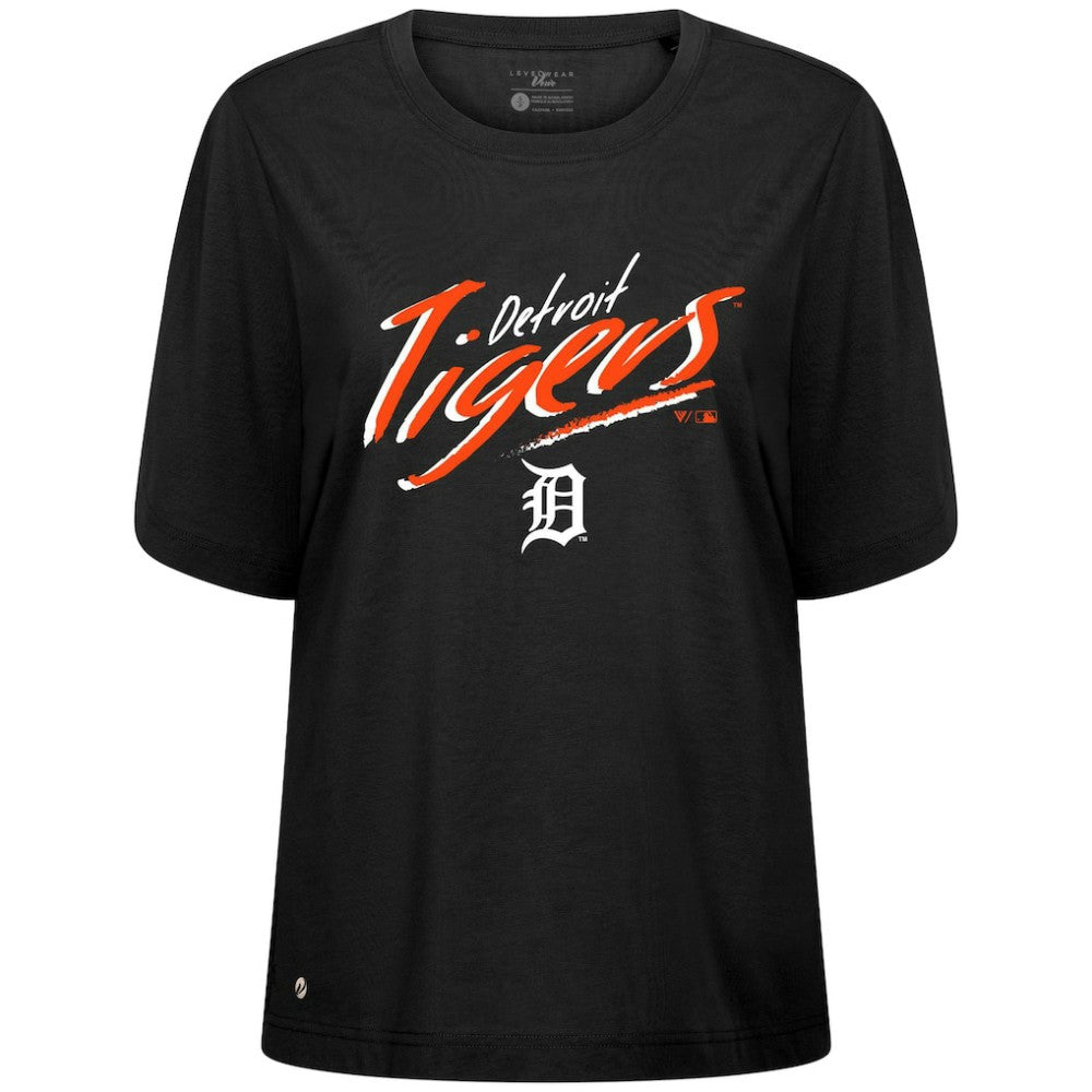 Detroit Tigers Levelwear Women's Bloom Sizzle T-Shirt - MLB