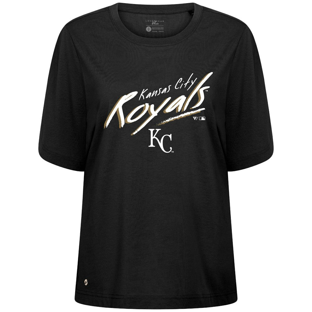 Kansas City Royals Levelwear Women's Bloom Sizzle T-Shirt - MLB