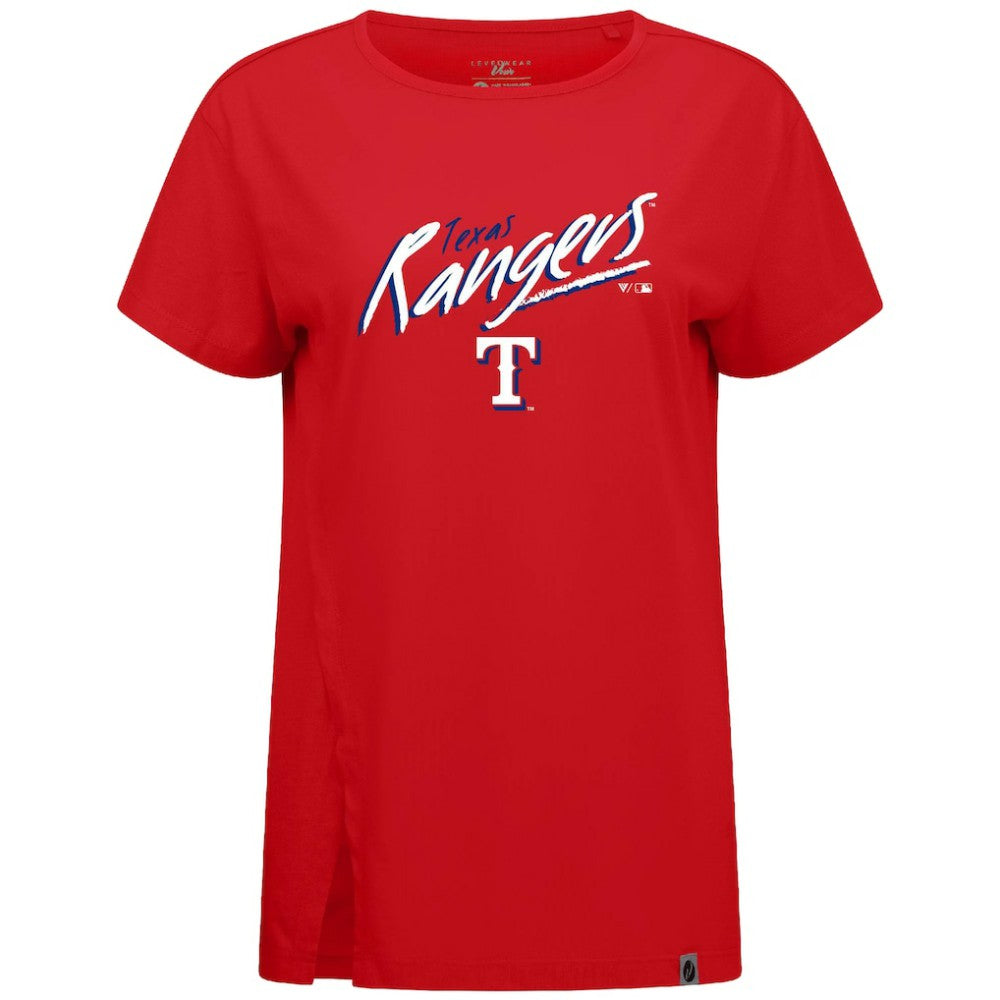 Texas Rangers Levelwear Women's Influx Sizzle T-Shirt - MLB