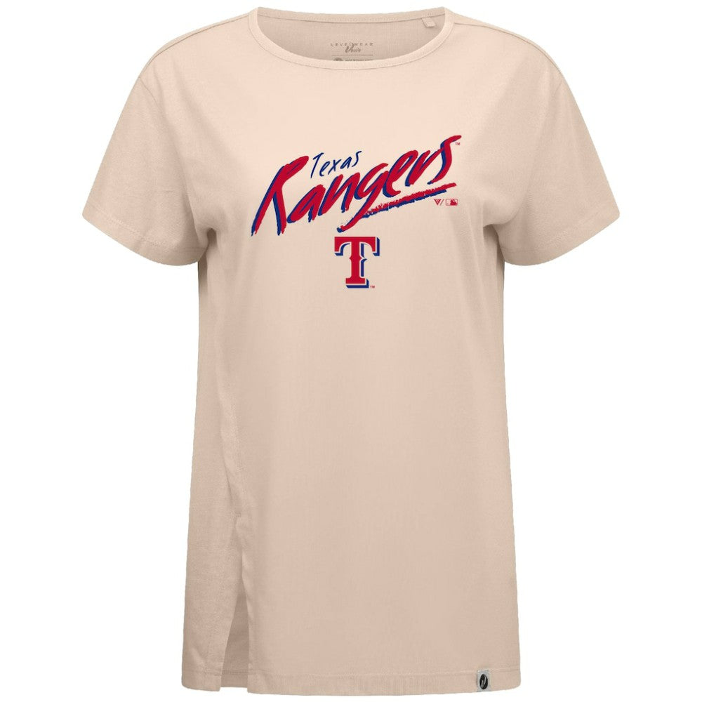 Texas Rangers Levelwear Women's Influx Sizzle T-Shirt - MLB