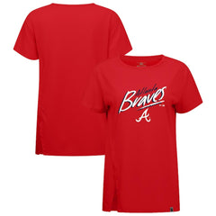 Atlanta Braves Levelwear Women's Influx Sizzle T-Shirt - MLB