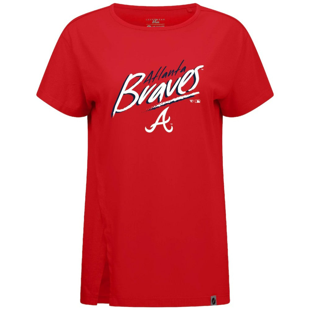 Atlanta Braves Levelwear Women's Influx Sizzle T-Shirt - MLB