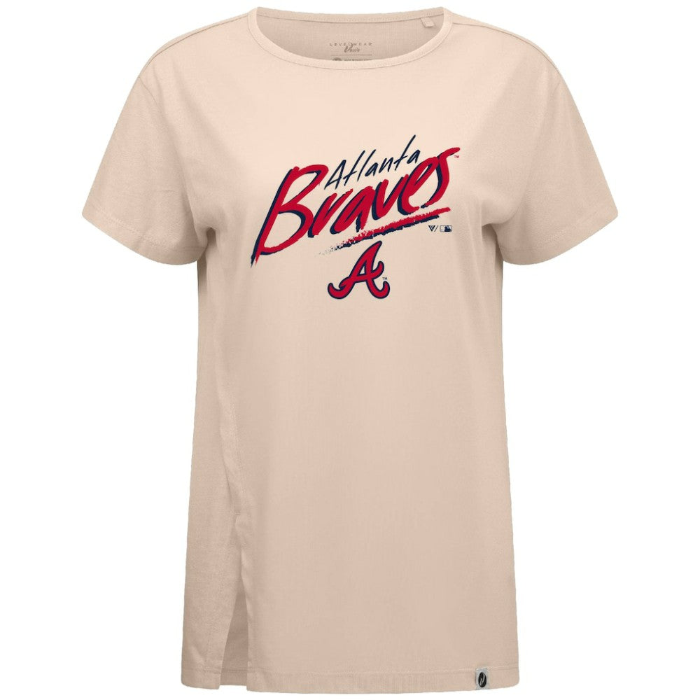 Atlanta Braves Levelwear Women's Influx Sizzle T-Shirt - MLB