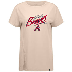 Atlanta Braves Levelwear Women's Influx Sizzle T-Shirt - MLB