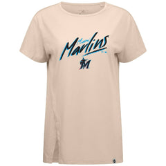 Miami Marlins Levelwear Women's Influx Sizzle T-Shirt - MLB