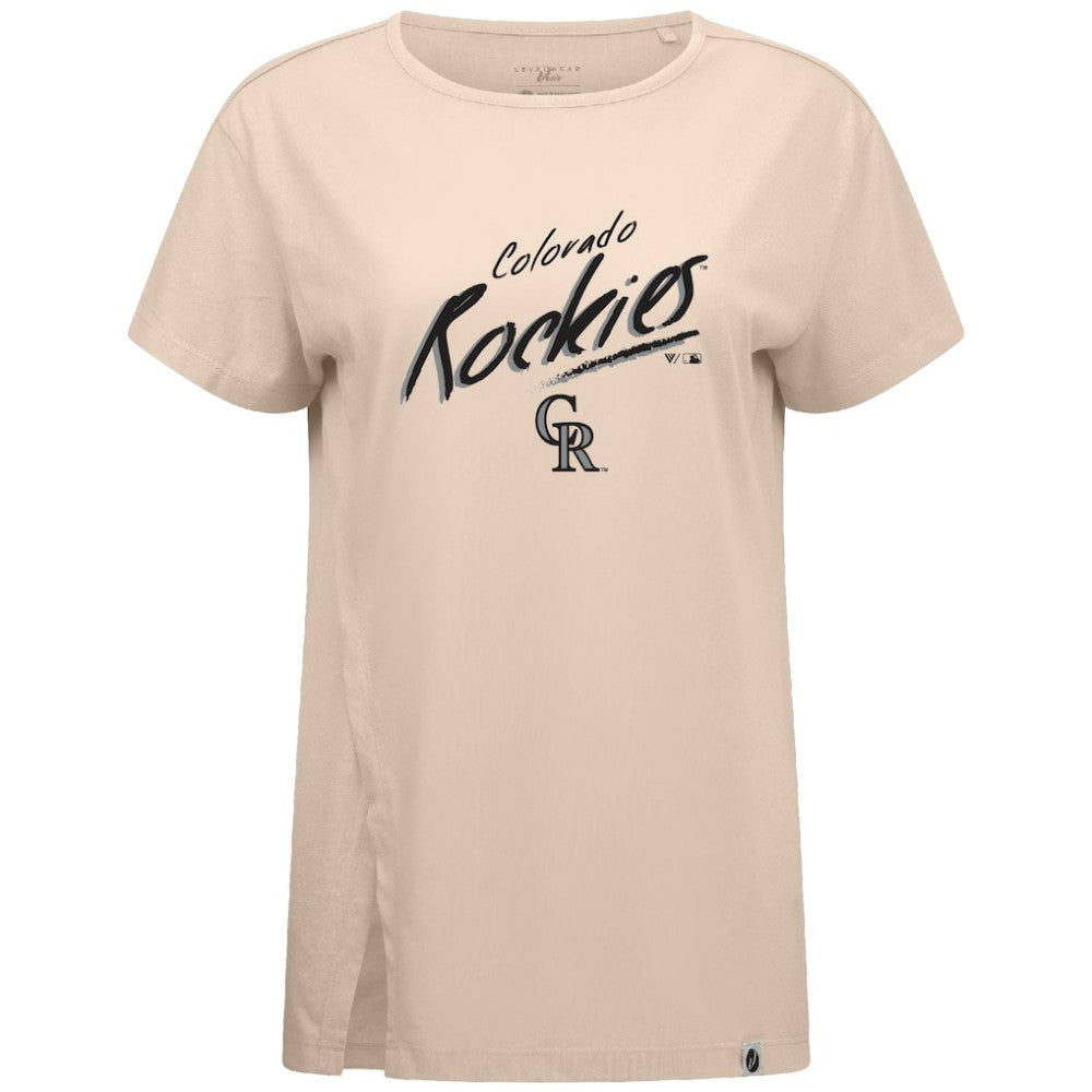 Colorado Rockies Levelwear Women's Influx Sizzle T-Shirt - MLB