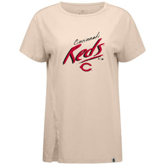 Cincinnati Reds Levelwear Women's Influx Sizzle T-Shirt - MLB