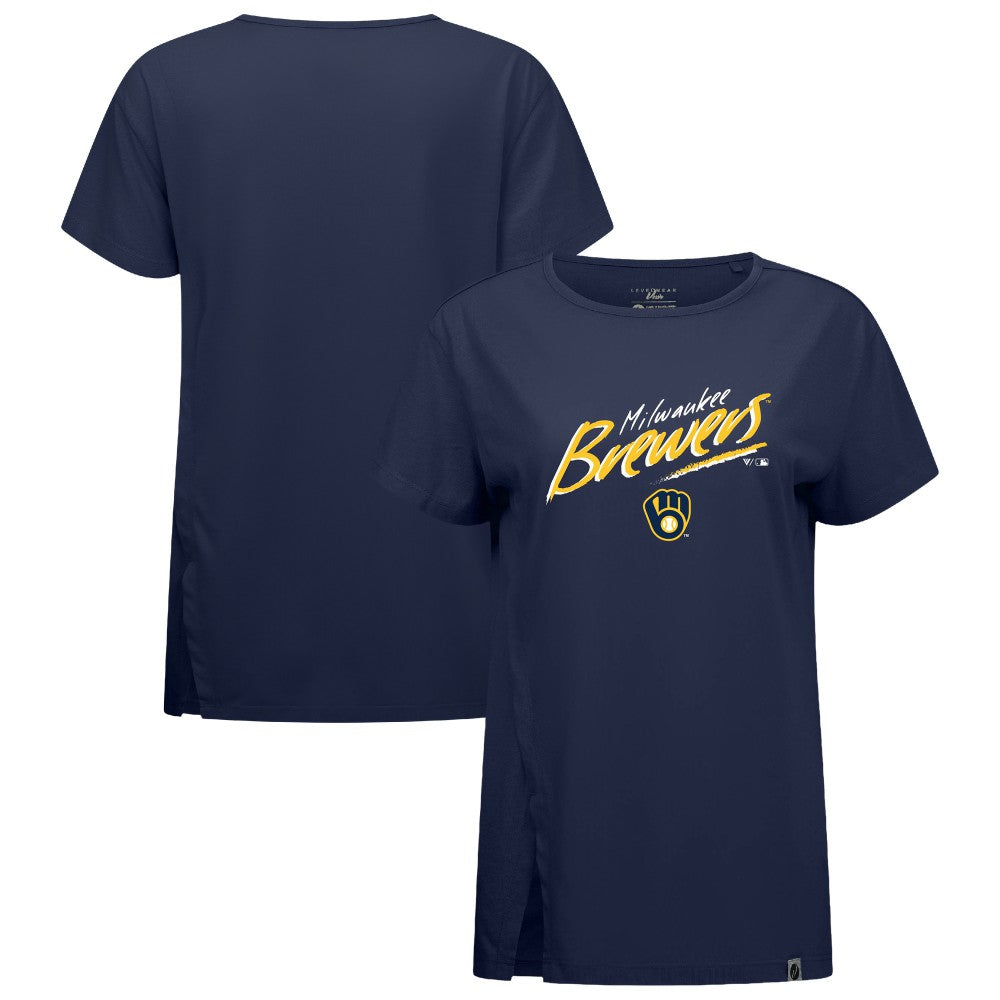 Milwaukee Brewers Levelwear Women's Influx Sizzle T-Shirt - MLB