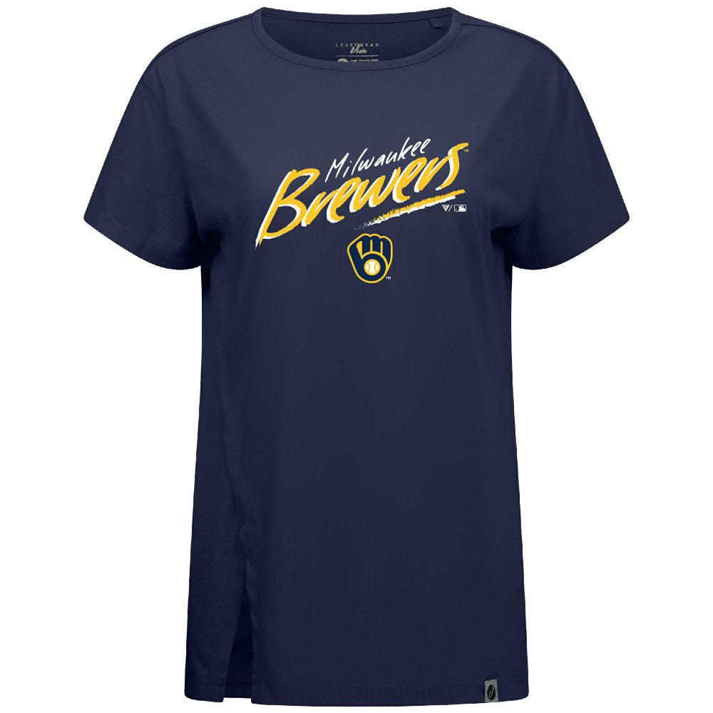 Milwaukee Brewers Levelwear Women's Influx Sizzle T-Shirt - MLB