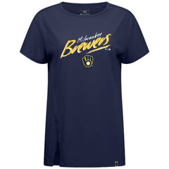 Milwaukee Brewers Levelwear Women's Influx Sizzle T-Shirt - MLB
