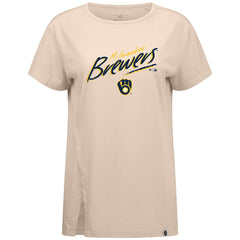 Milwaukee Brewers Levelwear Women's Influx Sizzle T-Shirt - MLB
