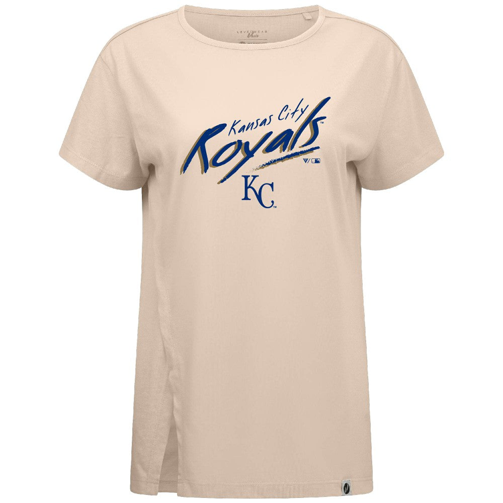 Kansas City Royals Levelwear Women's Influx Sizzle T-Shirt - MLB