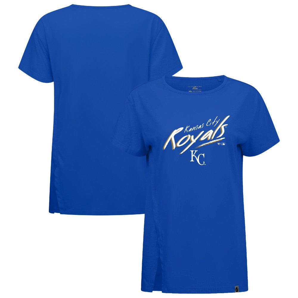 Kansas City Royals Levelwear Women's Influx Sizzle T-Shirt - MLB