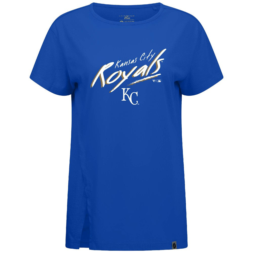 Kansas City Royals Levelwear Women's Influx Sizzle T-Shirt - MLB
