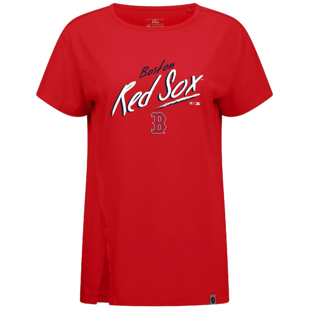 Boston Red Sox Levelwear Women's Influx Sizzle T-Shirt - MLB