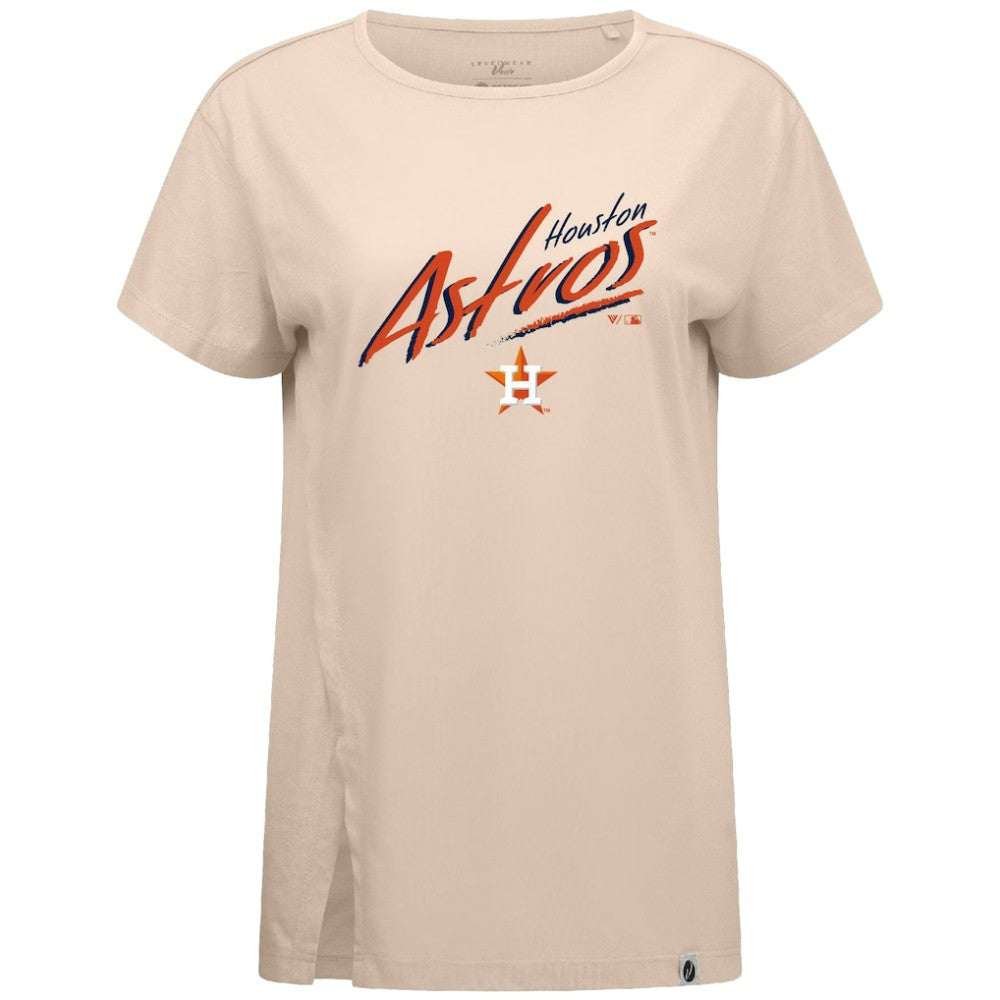 Houston Astros Levelwear Women's Influx Sizzle T-Shirt - MLB