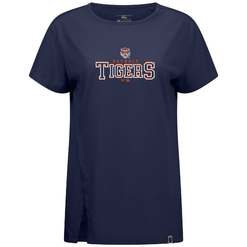 Detroit Tigers Levelwear Women's Influx Journey T-Shirt - MLB